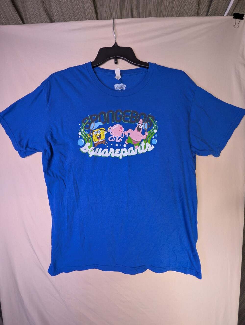 Spongebob Squarepants Spongebob & Patrick Catching Jellyfish graphic T-Shirt